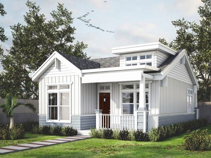 Completed backyard accessory dwelling unit by Small House Solutions