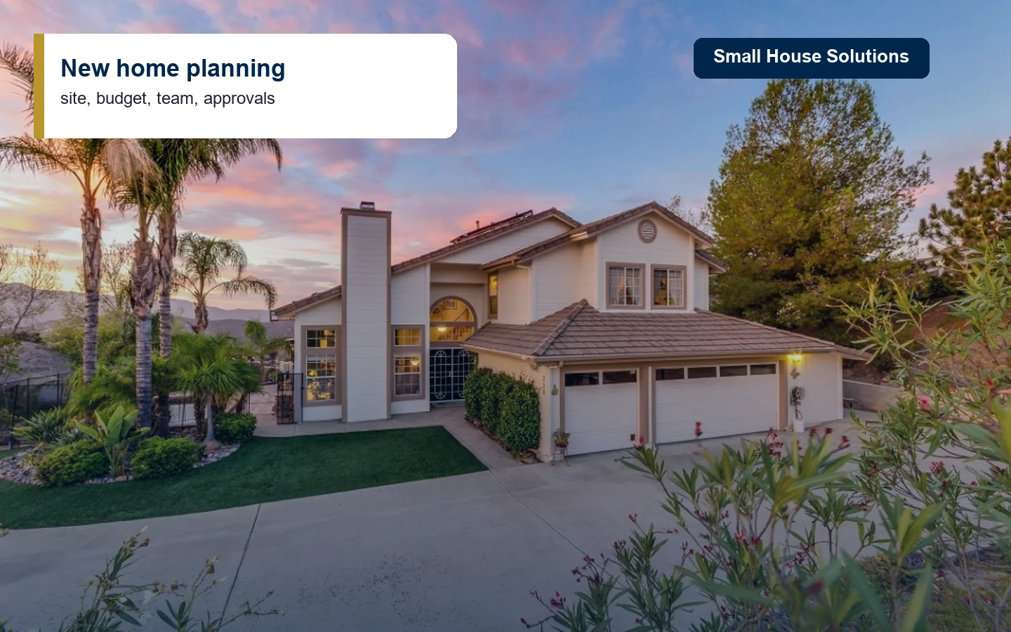 New home planning checklist for site, budget, builder, and permit decisions