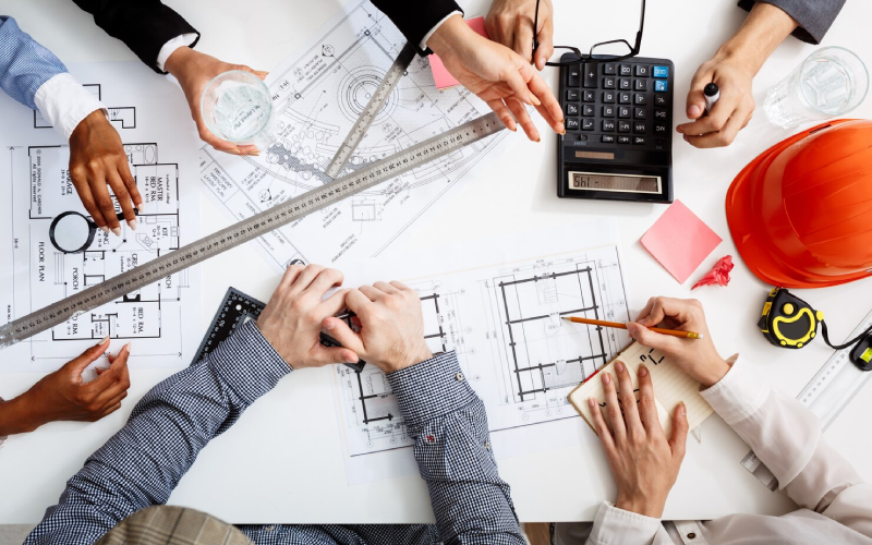 meeting with contractor